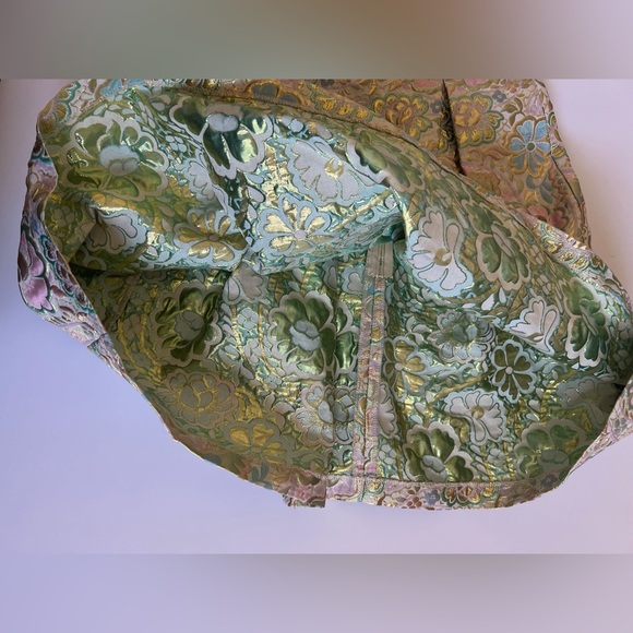 NWT Topshop Women’s Pastel & Gold Toned One Shoulder Dress SZ 6🌸✨ - Picture 11 of 15